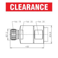 RFS N(M) Connector for LCF78 cable
